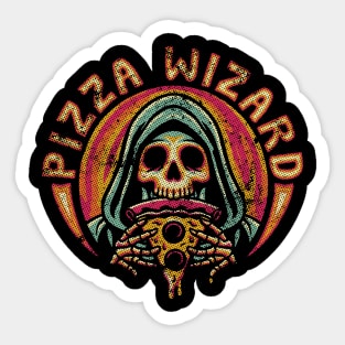 Pizza Wizard Sticker